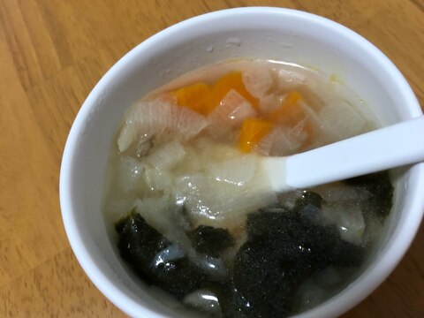 離乳食　ほうれん草スープ